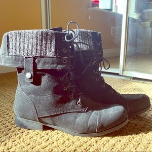 Bumper Brand Black Boots